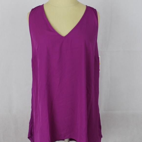 INC International Concepts Handkerchief-Hem Top - Picture 6 of 6